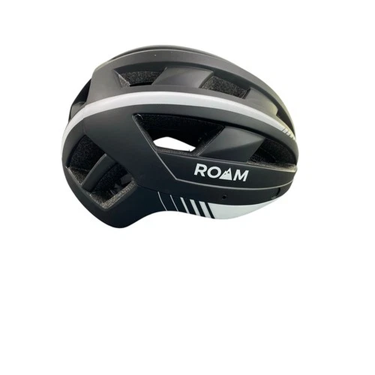 Roam Road Bike Helmet with visor and goggles LED Light Black New