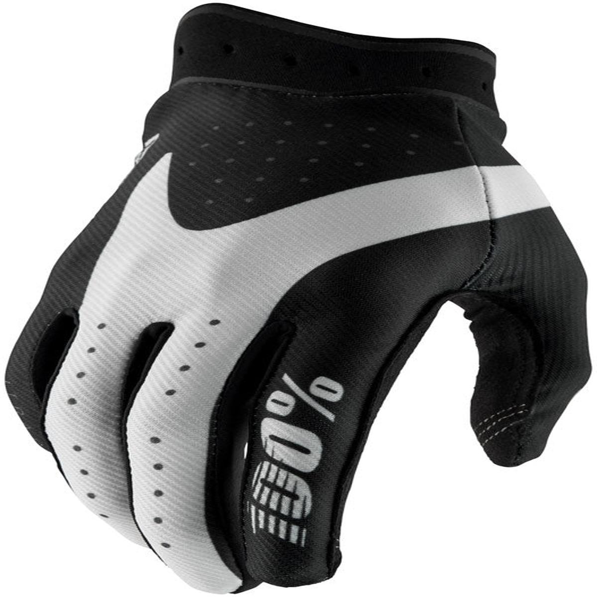 100% iTrack Gloves Full Finger Cycling Gloves Small Black Moisture-Wicking, Breathable, Touchscreen