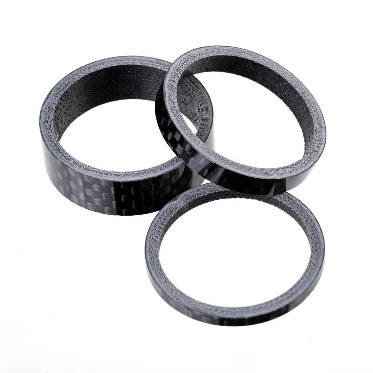 ZZYZX Carbon Headset Spacers - 1 1/8" - 2 x 5mm + 1 x 10mm