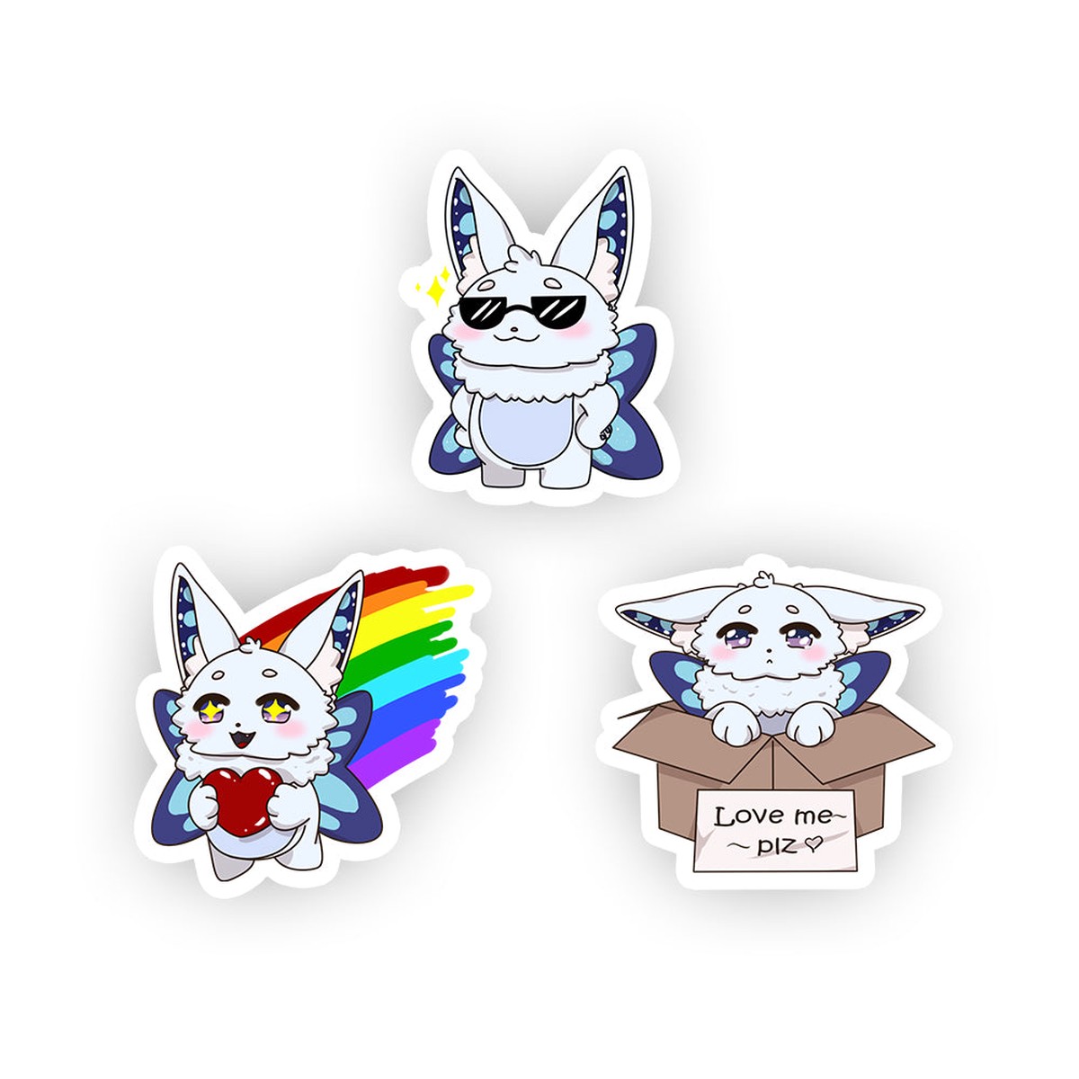 Aemilia Fluffle Sticker Pack