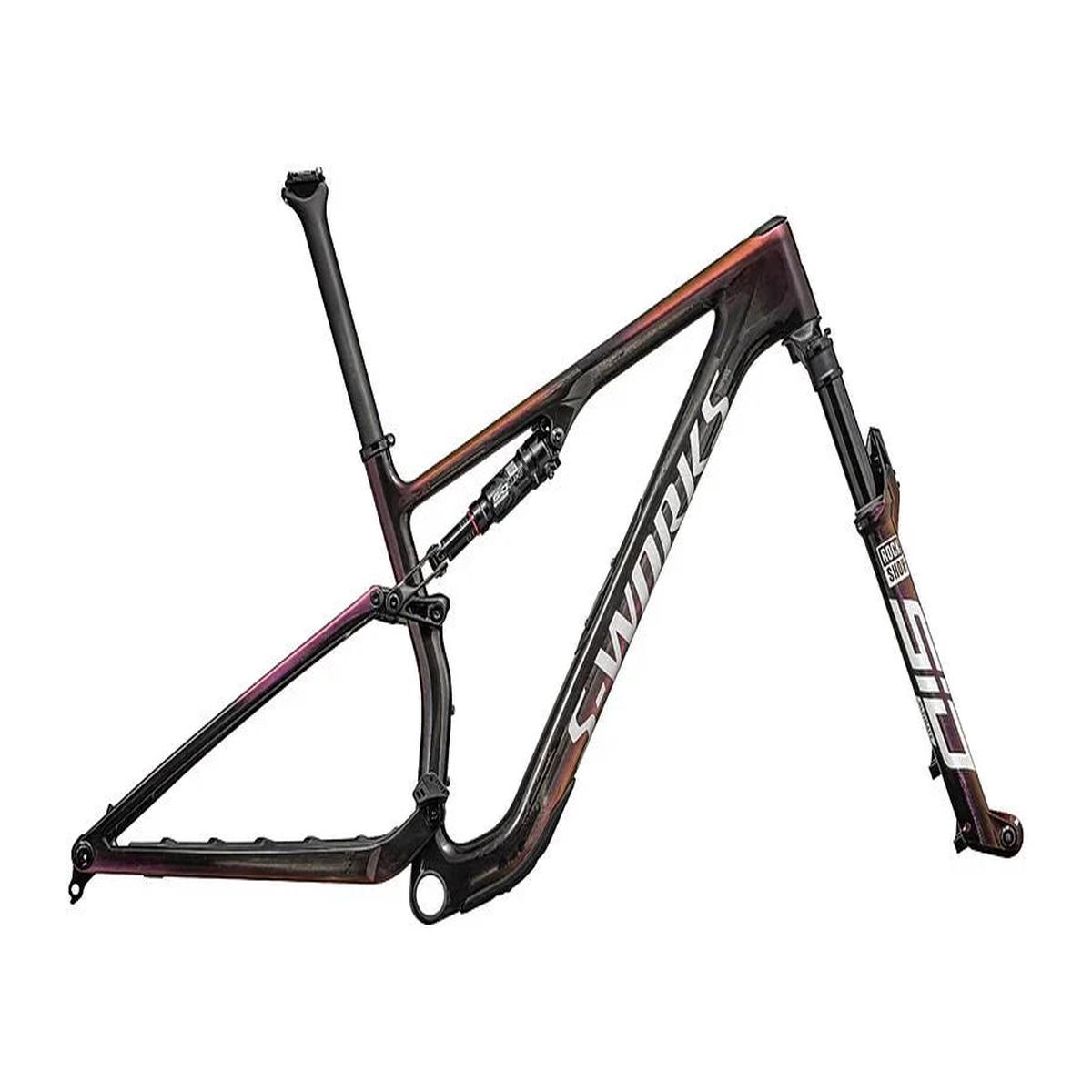 epic 8 S-Works frmset gloss carbon/metallic vivid pink/viavi magenta gold/metallic midnight shadow/white xl