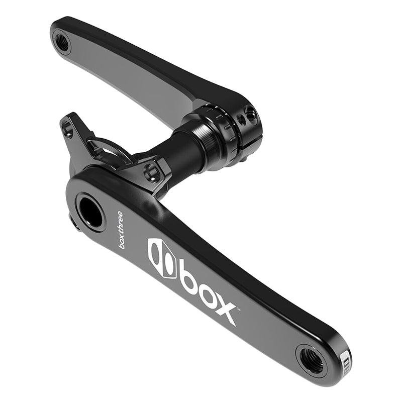 .three. 2pc Hollow 170 24mm crankset black